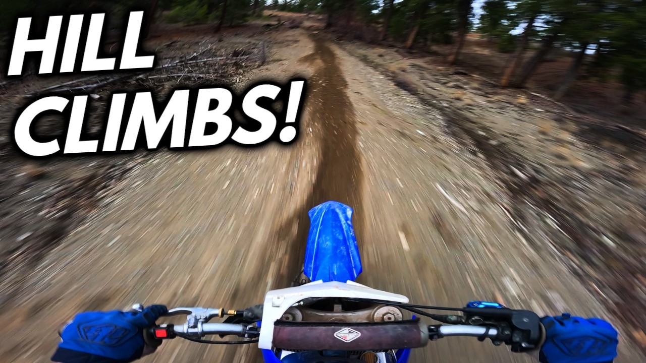Sending Hill Climbs On Old 2 Strokes | YZ250