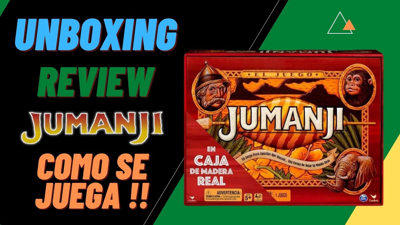 Review !!...Unboxing !!..Y como se Juega !!...JUMANJI juego de Mesa !!
