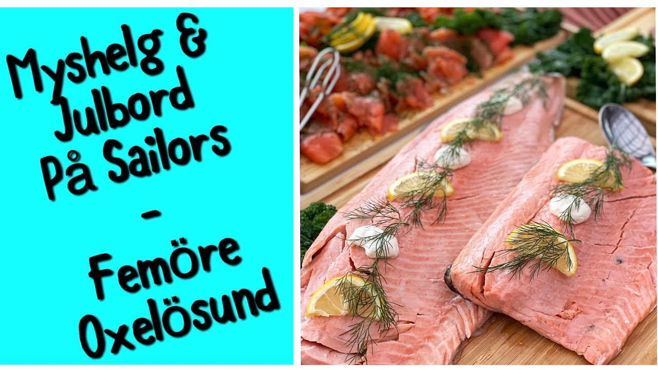 Myshelg ute med husbilen & julbord på Sailors i Oxelösund