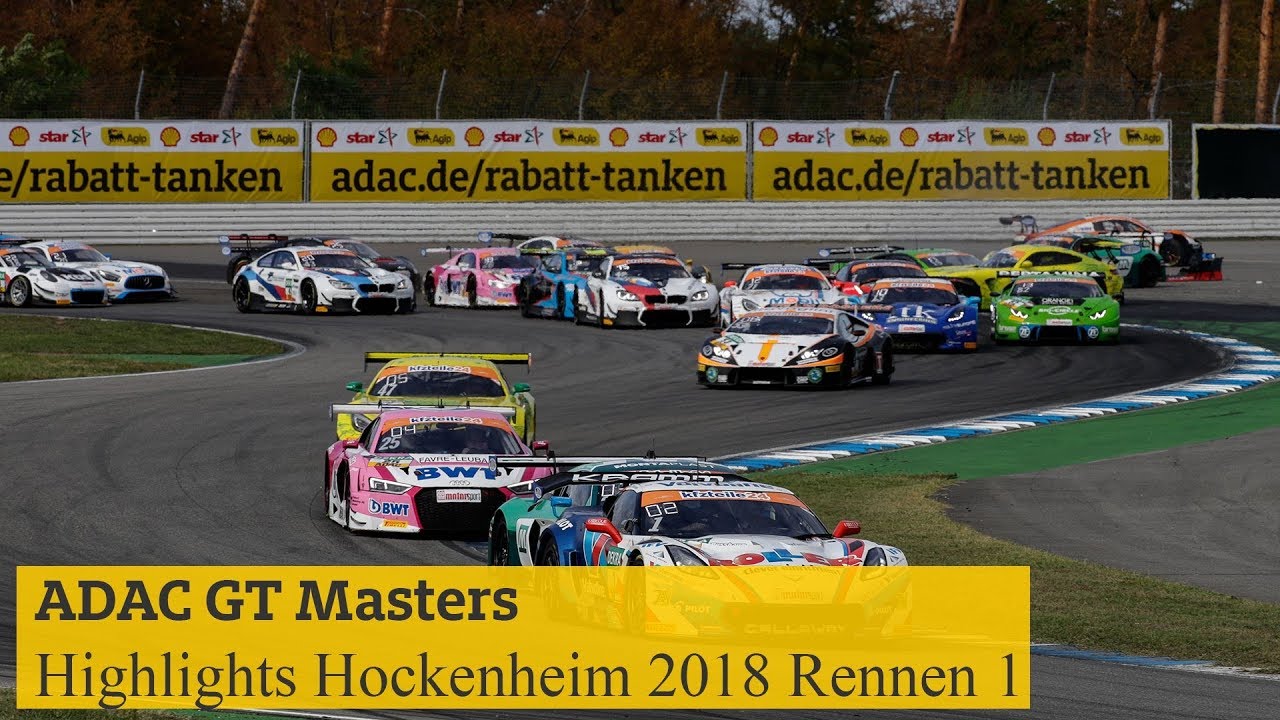 Highlights ADAC GT Masters Rennen 1 Hockenheim 2018