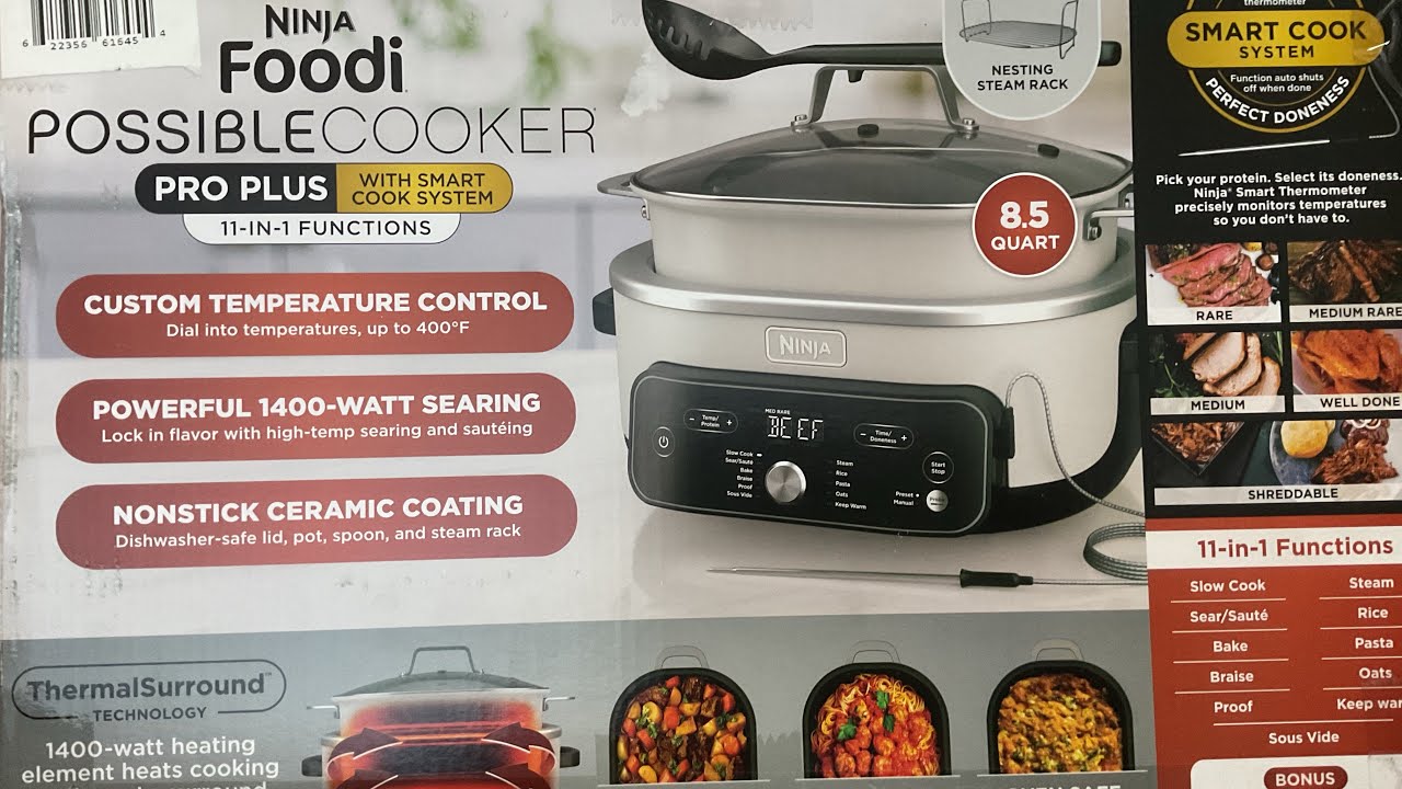 Многофункциональная кухонная плита Ninja Foodi Possible Cooker Pro Plus 11-в-1