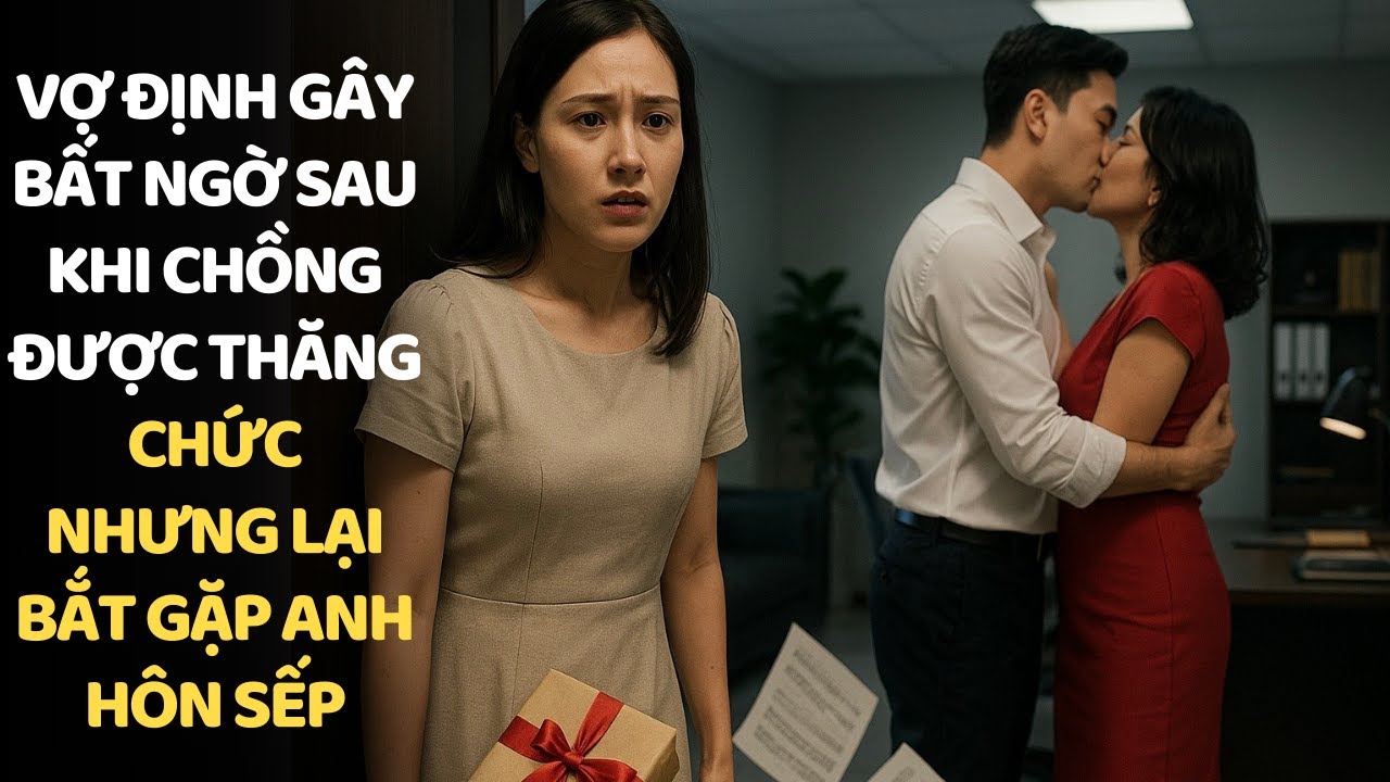 Vợ Định Gây Bất Ngờ Sau Khi Chồng Được Thăng Chức Nhưng Lại Bắt Gặp Anh Hôn Sếp