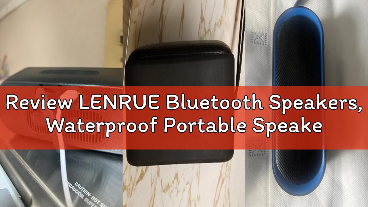 Review LENRUE Bluetooth Speakers, Waterproof Portable Speakers with TWS, 24 Playtime, Stereo Sound,