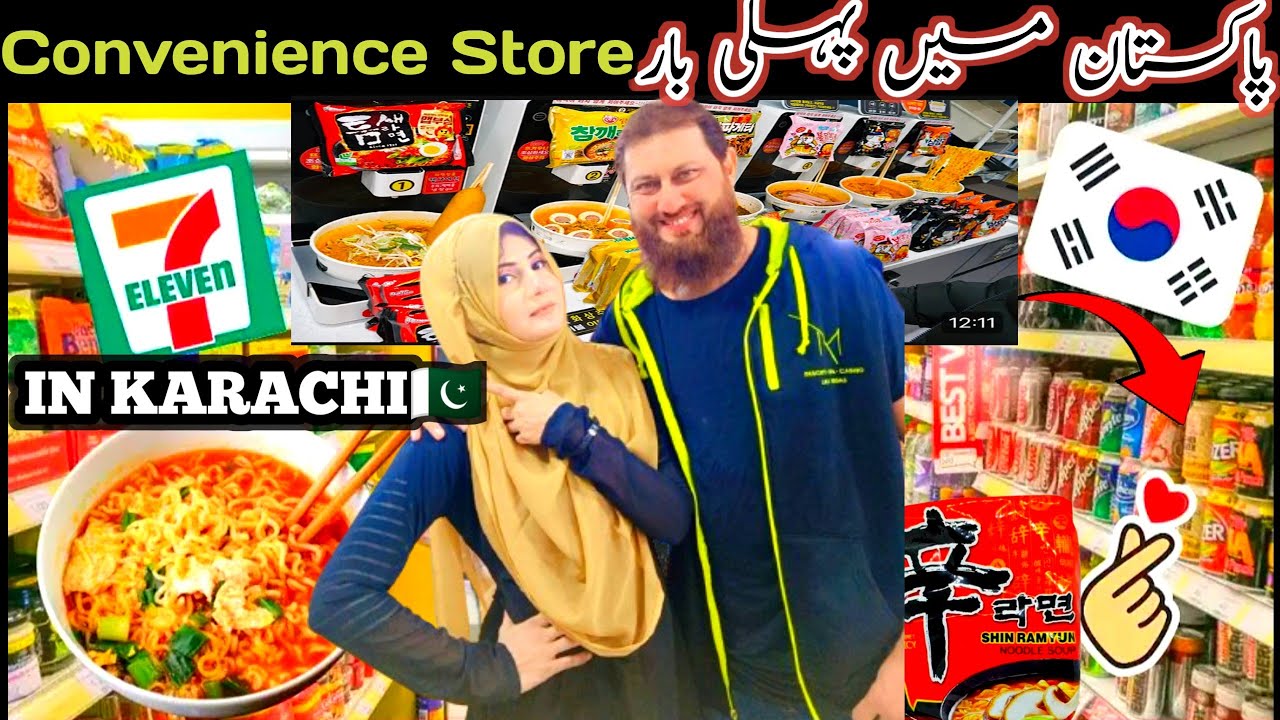 SEOUL STATION KARACHI REVIEW | RAMEN NOODLES | First Ever Korean Convenience Store in Pakistan 🇵🇰