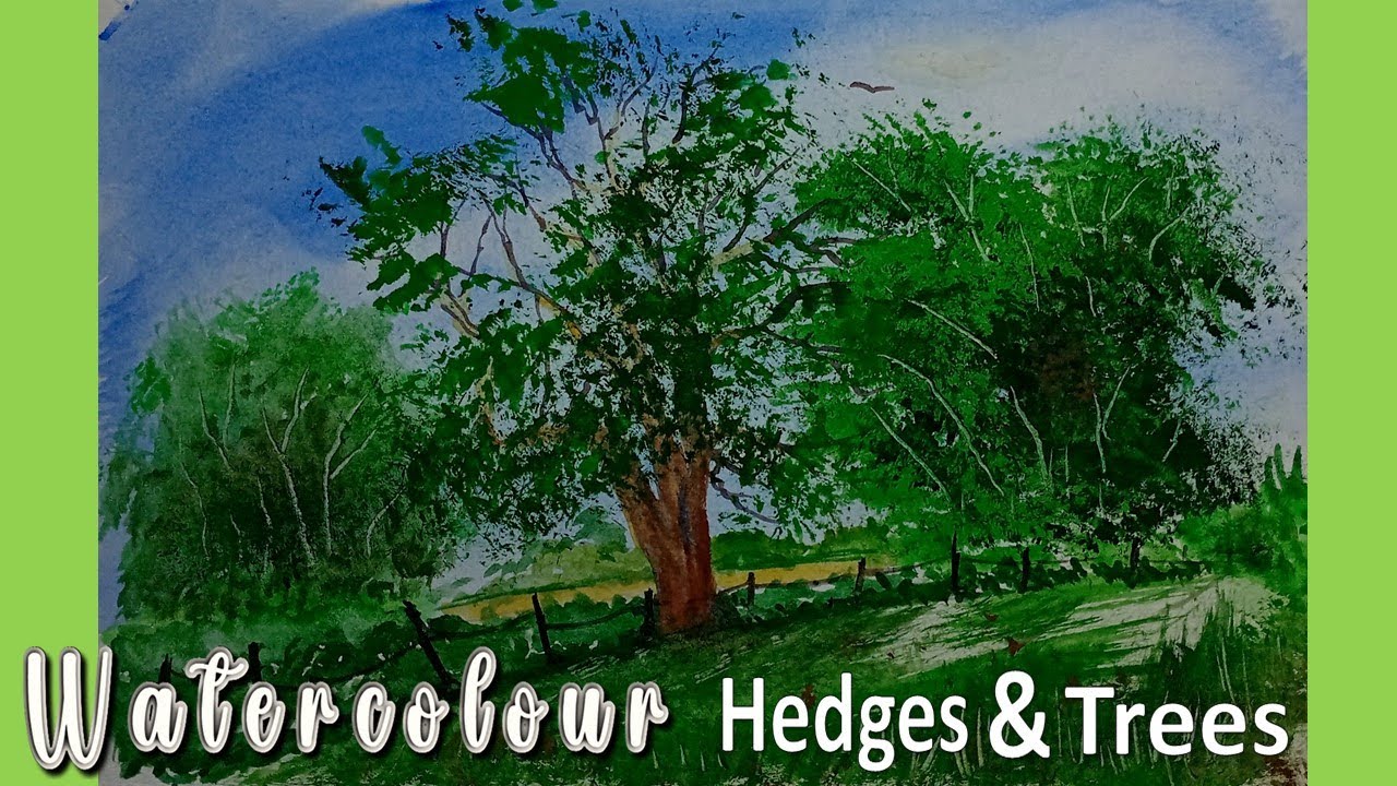 Watercolour Woodlands Tutorial | Trees and Hedges | Ron Ranson Way | Ron Ranson Pallete