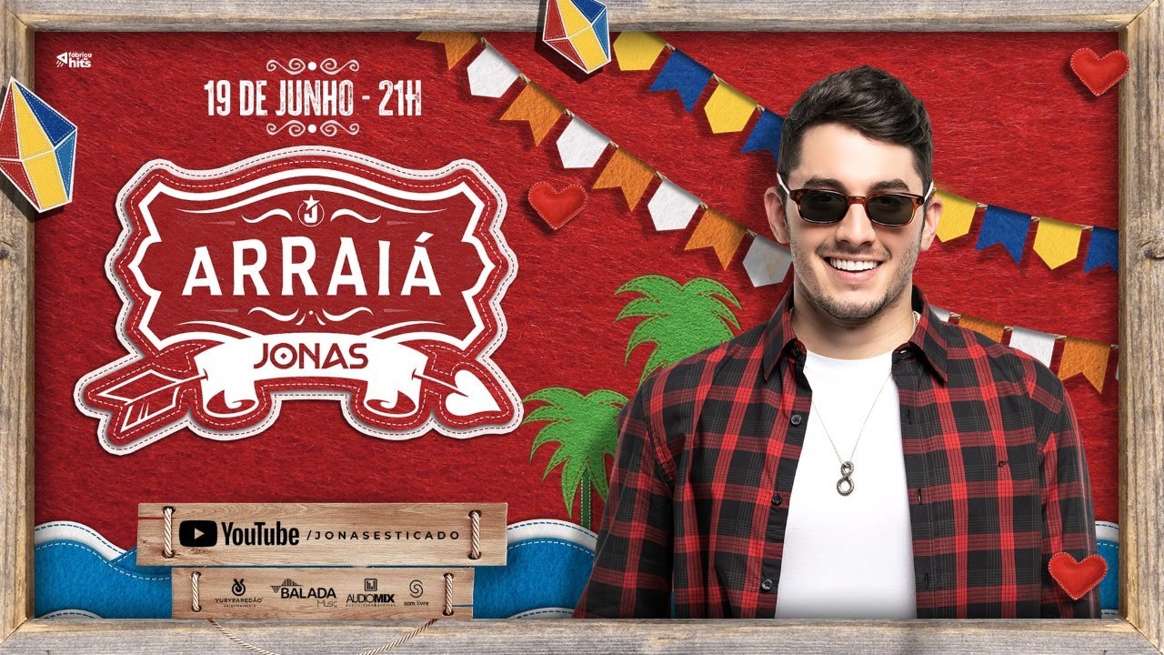 Live Arraia Jonas Esticado -  Fique em Casa -  #CanteComigo #ArraiaJonasBrahmaLive