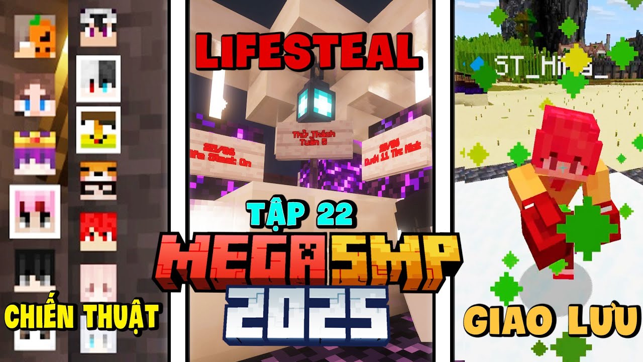 Mega SMP 2025 Tập 22: Tạm Biệt Kira, Team 