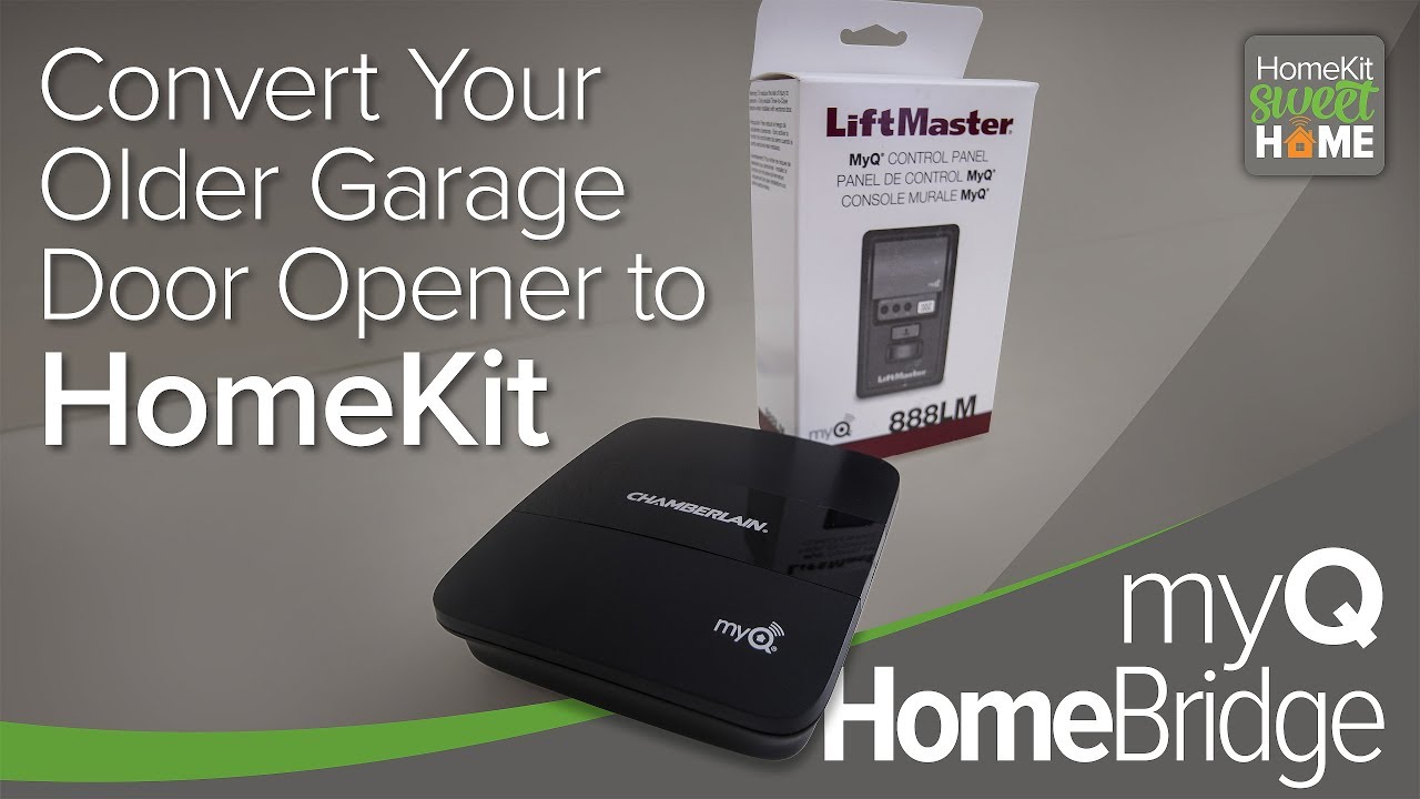 How to Make Your Older Garage Door Opener Compatible with HomeKit!