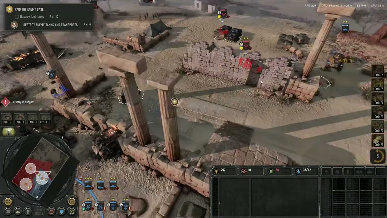 COH 3 Africa: Scorched Sand - Mission 7