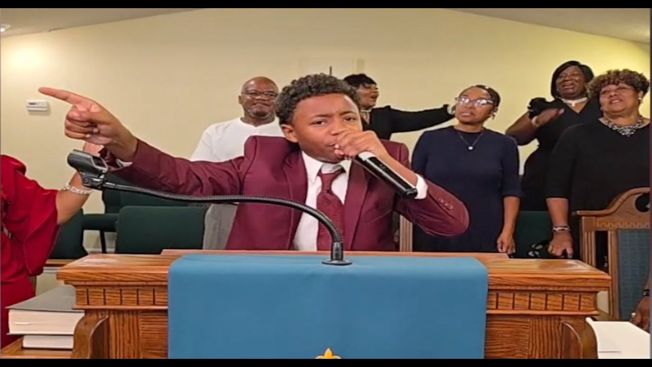 PREACH YOUNG MAN!!! 14 Y/O Preaches 