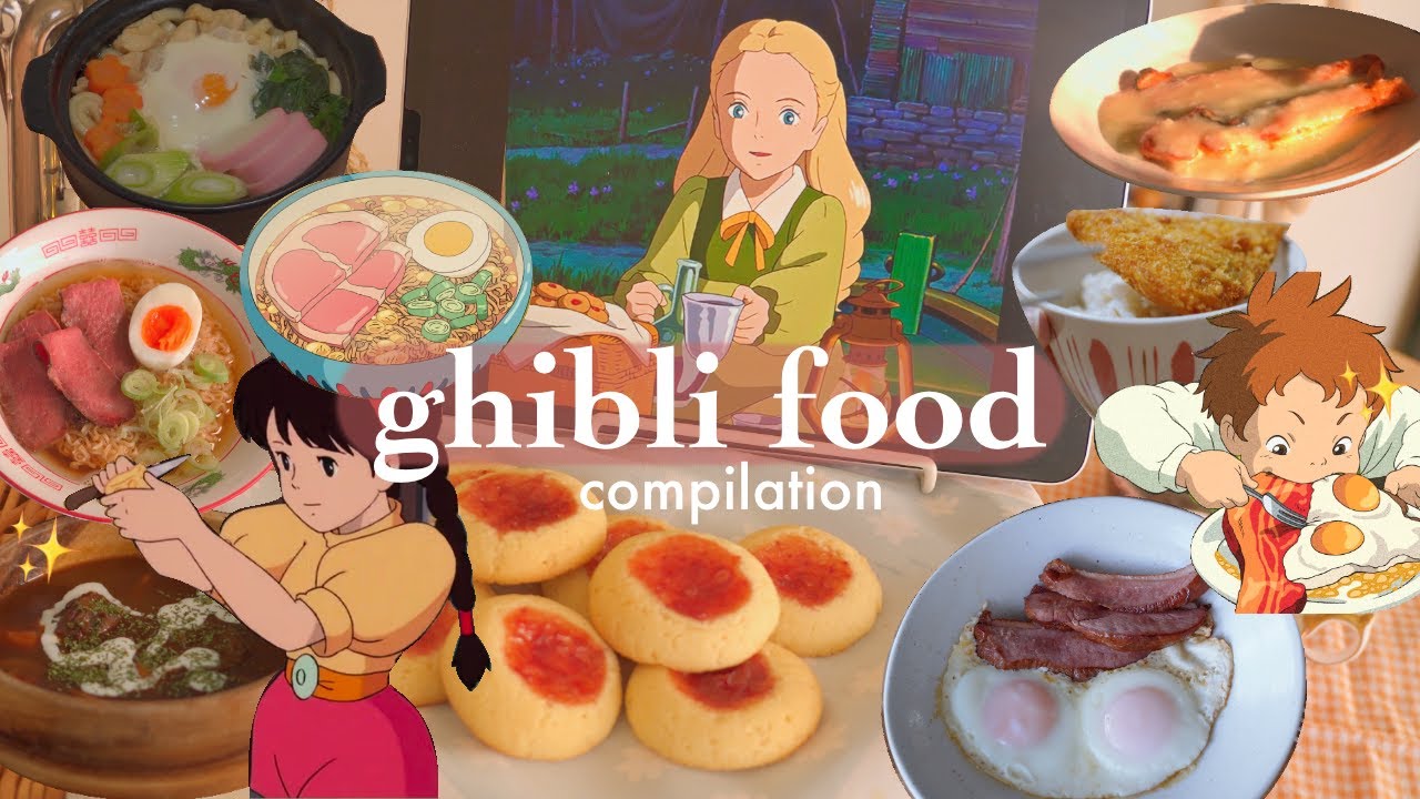 Cooking Studio Ghibli Food in real life 🍽 Ponyo Ramen, Laputa's Beef Stew, Howl's Breakfast and more