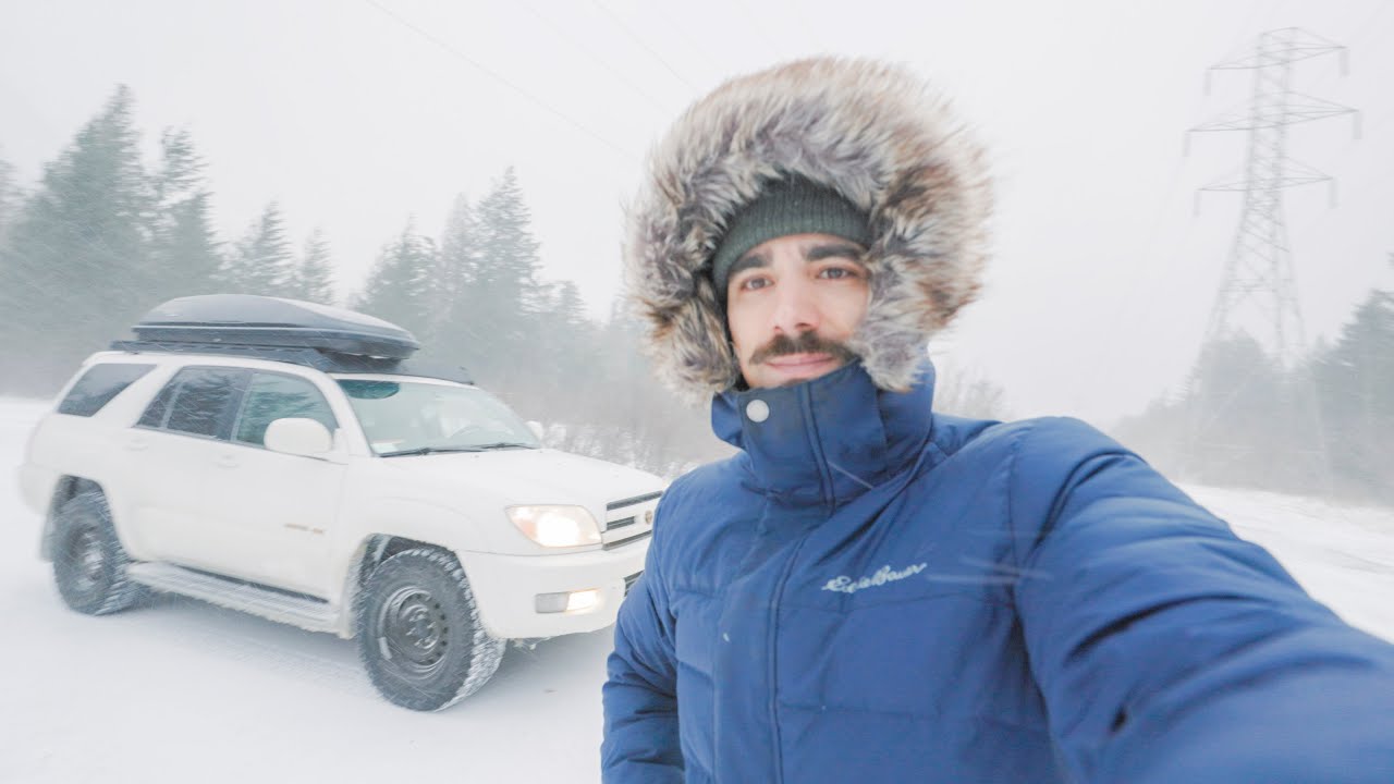 4runner Camping in -15 Degrees - Living out of my 4th Gen 4runner