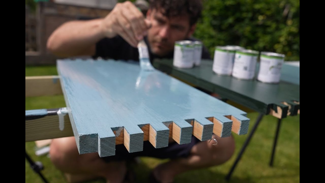 Painting My Beehive With OSMO Paint