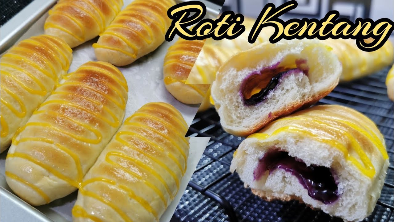 ROTI KENTANG | VANILLA CUSTARD | SUPER LEMBUT & ENAK