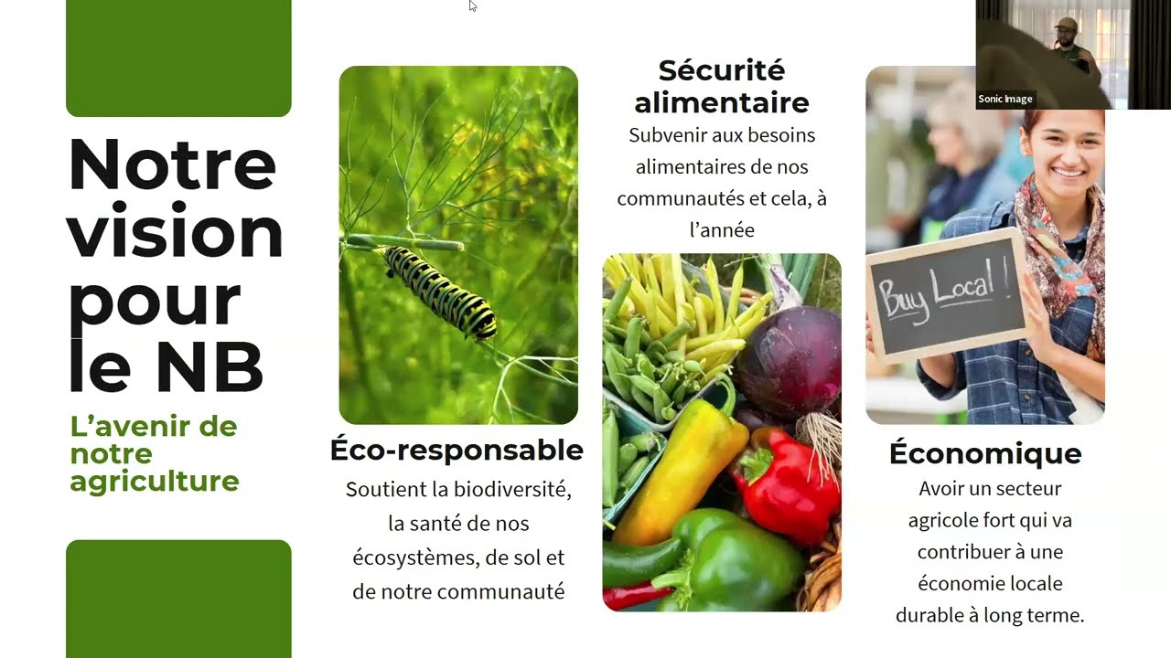 Souverainteté alimentaire dans les maritimes des pistes de solutions par Aléxis Légère