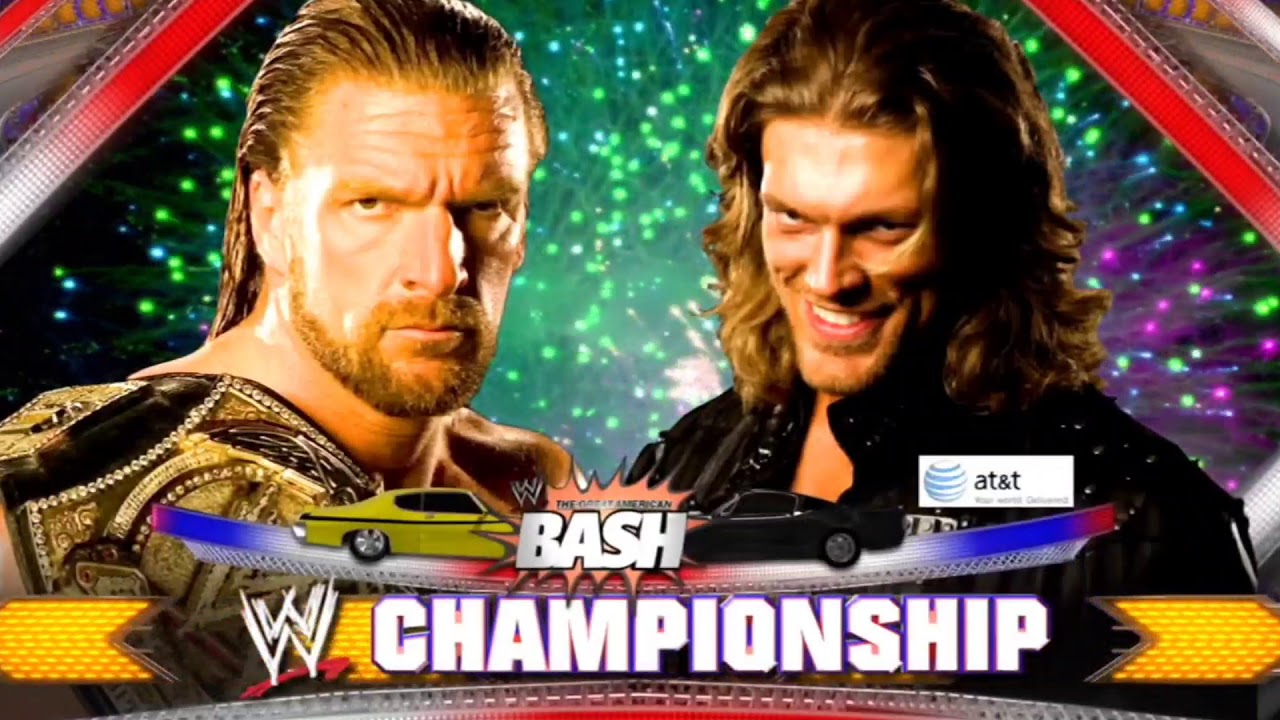 WWE Great American Bash 2008 Match Card HD