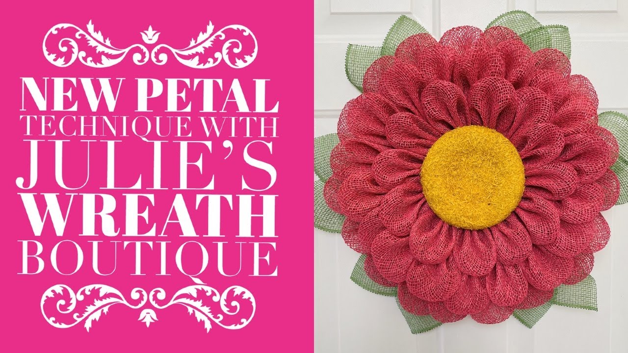 How to Make a Flower Wreath / New Petal / Wreath Tutorial
