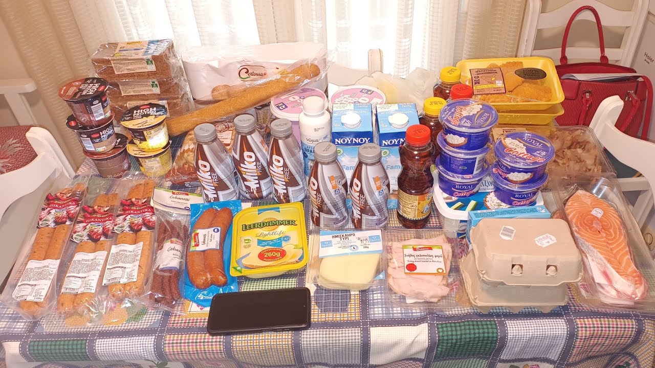 Supermarket haul 250+ ευρώ από Lidl και Γαλαξία #haul#supermarket#Lidl#Γαλαξιας