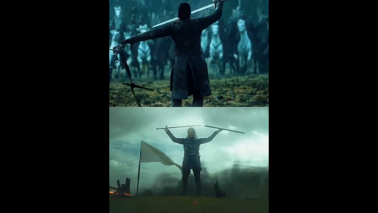 Daemon Targaryen ⚔️Jon Snow🔥#houseofthedragon #gameofthrones #daemontargaryen #jonsnowedit #hotd