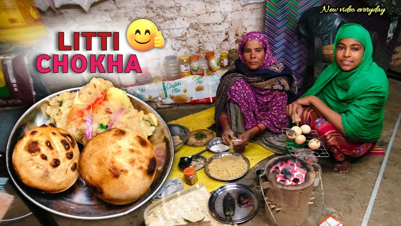 My Village Style Famous Litti Chokha || Aaj Humne Banaya