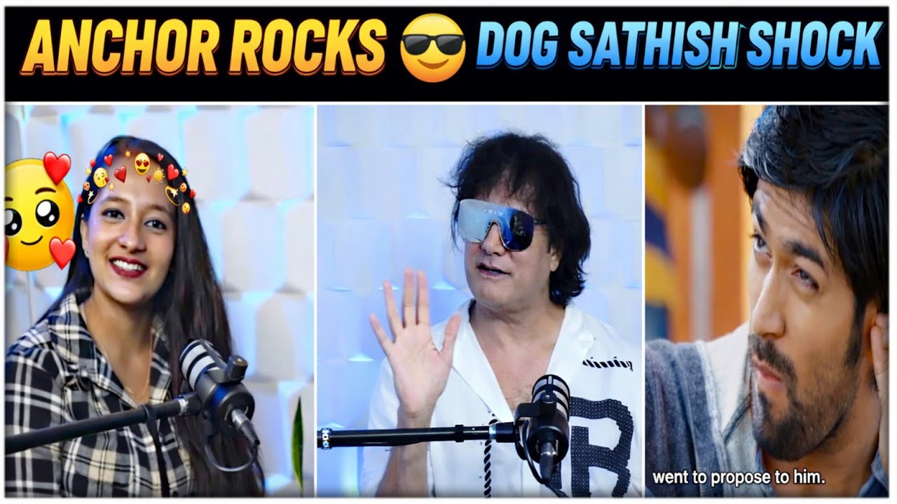 ANCHOR ROCKS 😎 DOG SATHISH SHOCK 😲| MR. ತಿರ್ಪೆಶೋಕಿ ನಾಯಿ ಸತೀಶ TROLL| KANNADA TROLL 🤣