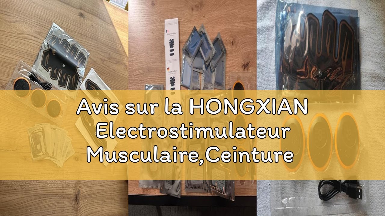 Avis sur la HONGXIAN Electrostimulateur Musculaire,Ceinture Abdominale Electrostimulation,3 La Machi