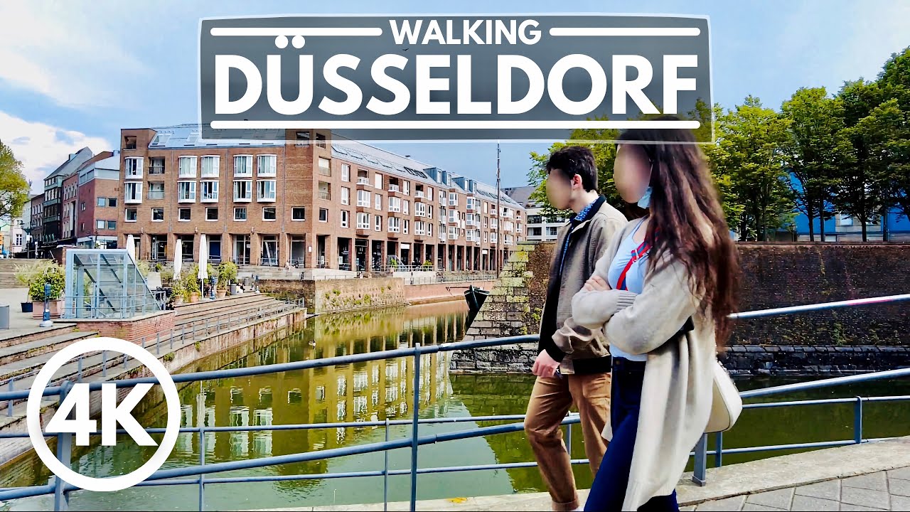 Germany Starts RETURNING to Life - D&uuml;sseldorf Old Town & Rhine Promenade | 4K | May 2021