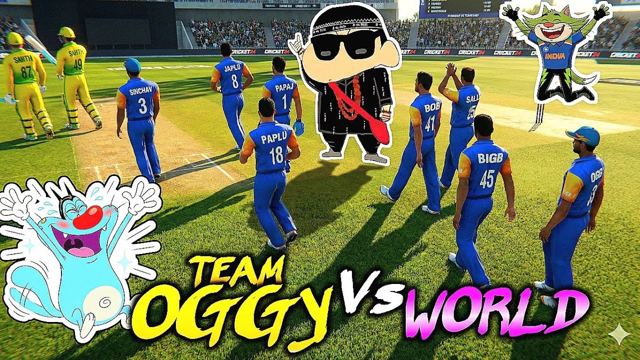 Sinchan's Heroic Knock Lead To Win | Team OGGY Vs World 🌎 Series in Wcc3 | INDIA 🇮🇳 Vs Australia 🇦🇺 