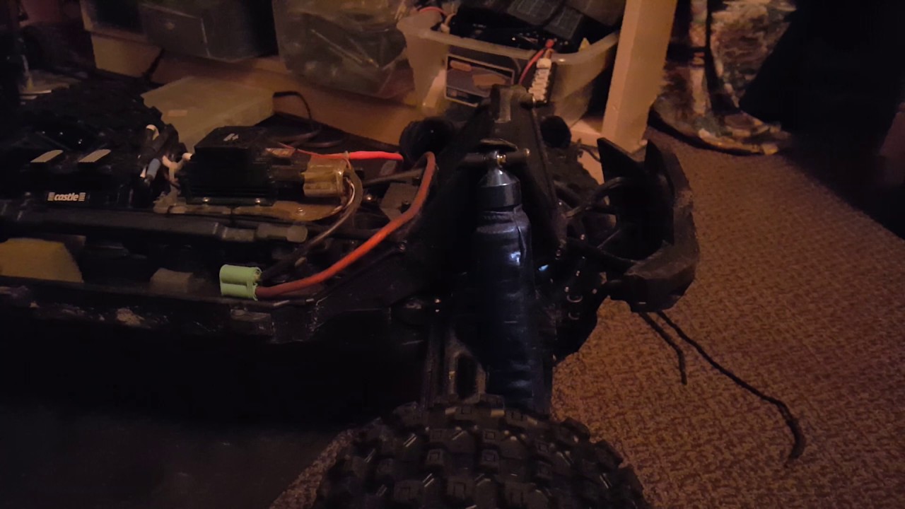 Traxxas X Maxx current setup before Castle Creations 2028 motor and ESC install