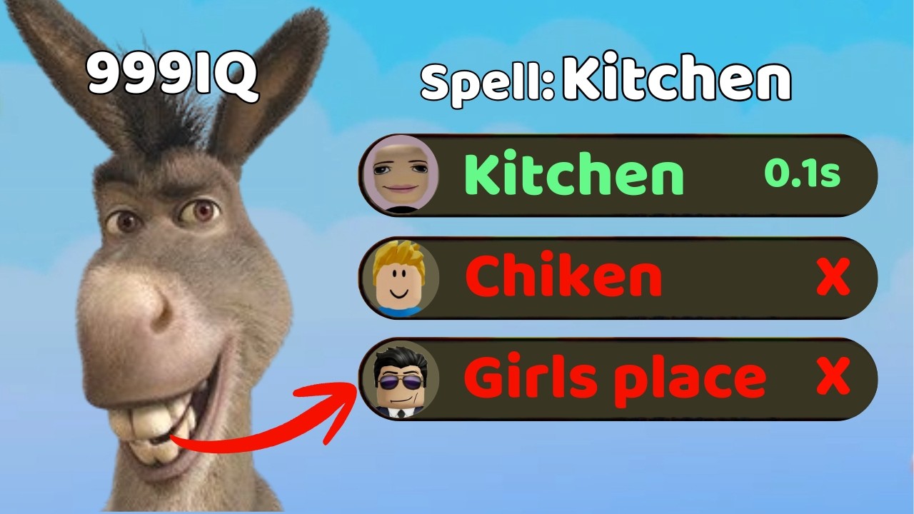Dumb Roblox  kids Spelling Race Fails That Are to Watch... 🤡