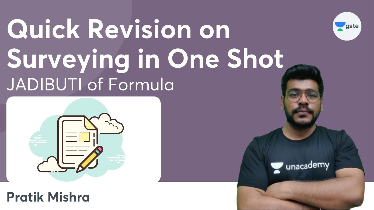 Quick Revision on Surveying in One Shot | JADIBUTI of Formula | Pratik Mishra