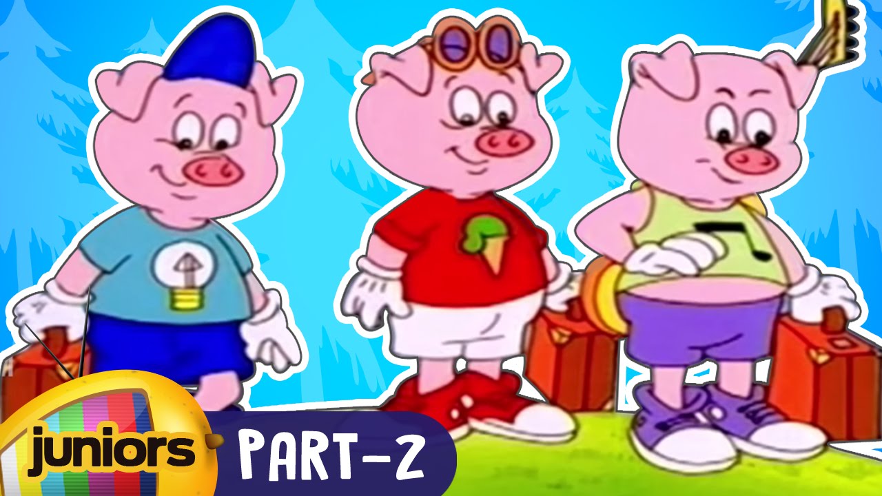 Three Little Pigs |  Animated Cartoon Series For Kids | Part  2 | Mango Juniors