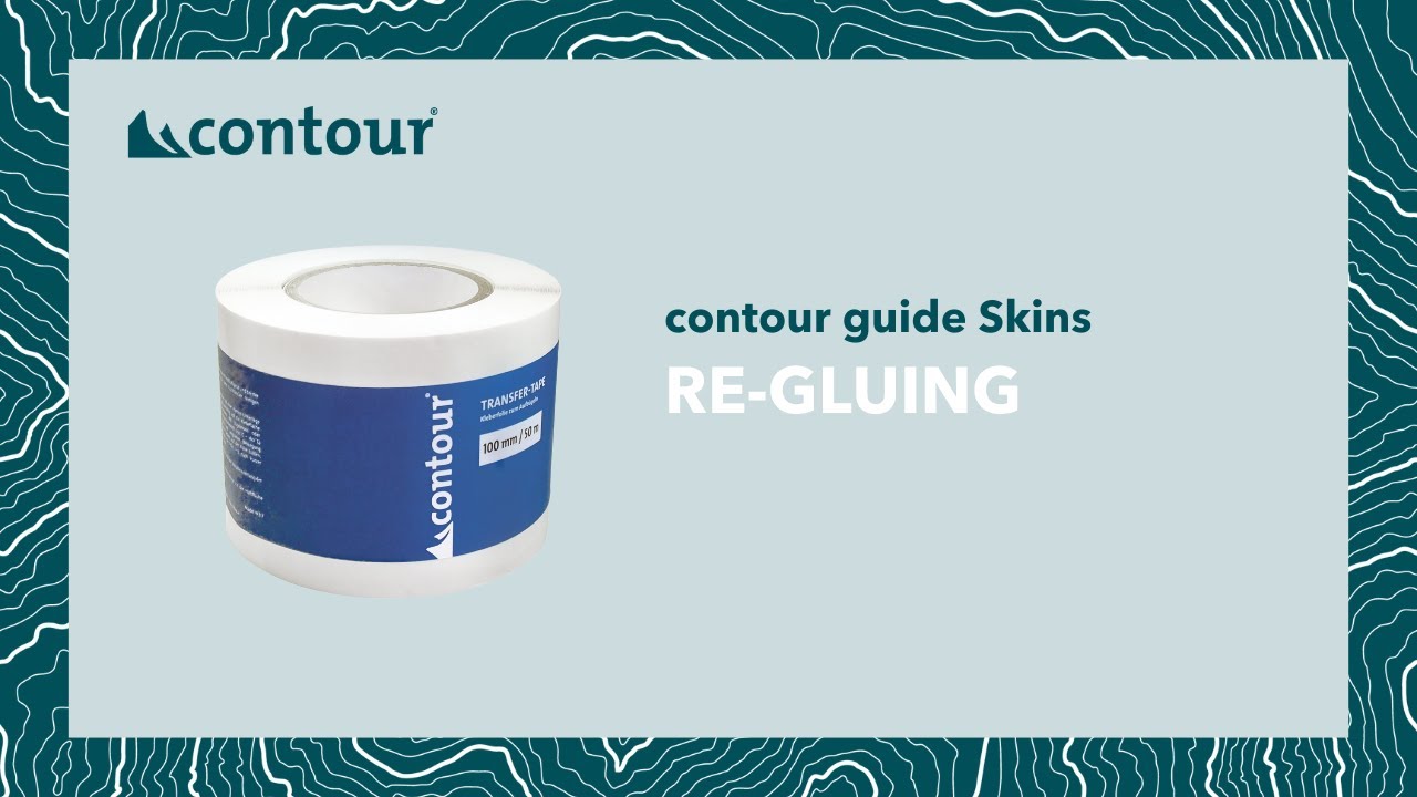 Re-gluing contour guide Skins - with contour tranfer tape