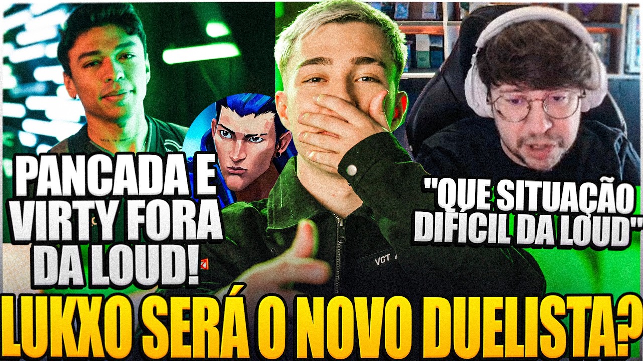 🚨 PANCADA E VIRTYY SÃO KICKADOS DA LOUD! LUKXO SPAMMANDO DUELISTA! TIXINHA COMENTA