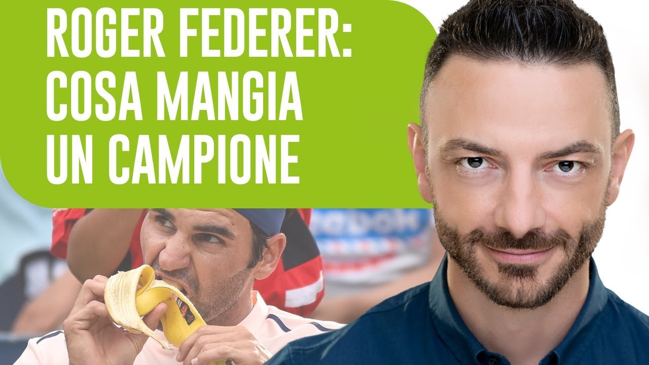Roger Federer: cosa mangia un campione