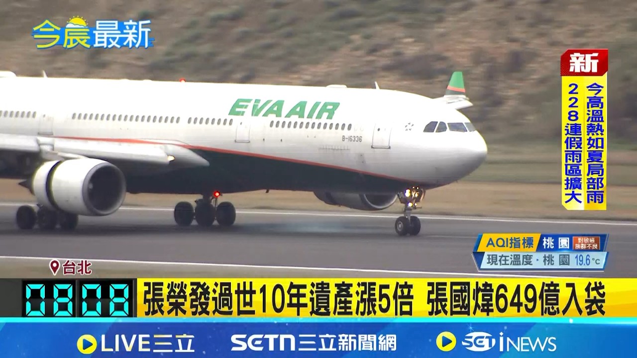 張榮發過世10年遺產漲5倍 張國煒649億入袋 長榮遺產官司新進度曝 張國煒今將親自出庭│記者 林意芸 顧元松│新聞一把抓20260224│三立新聞台