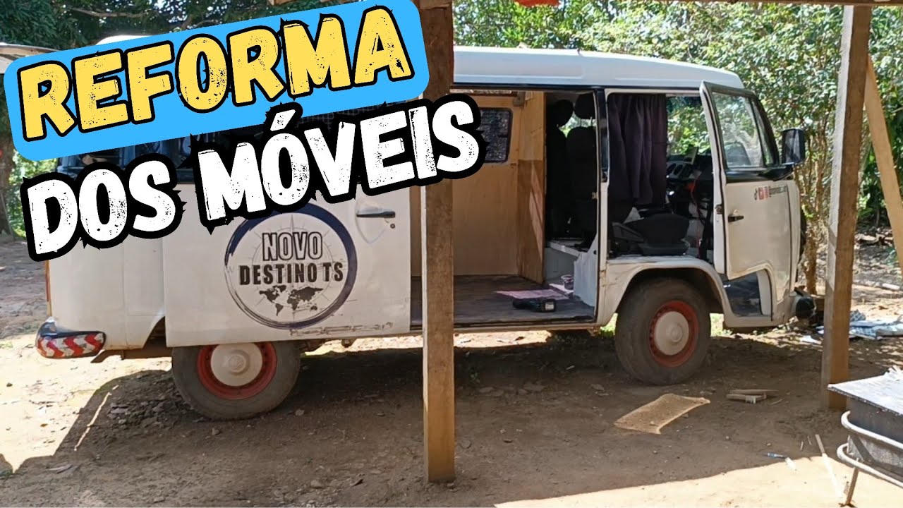 CONSTRUÇÃO DOS MÓVEIS NA KOMBI. EP.134