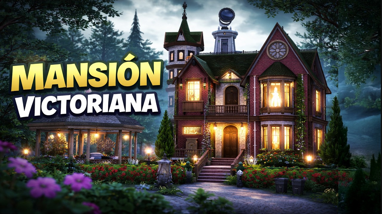 🥀🏡 Construimos una MANSIÓN VICTORIANA en RAVENWOOD | RETO 7 BIBERONES OCULTOS 🏡🥀