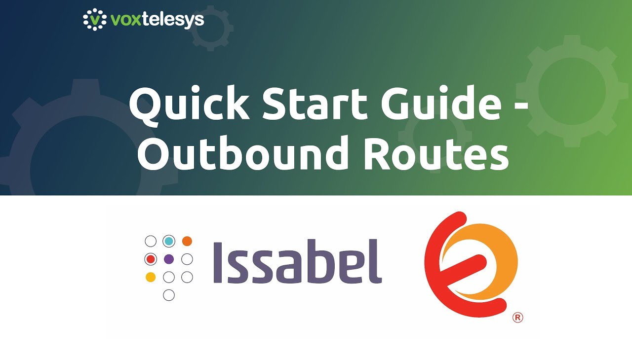 Issabel PBX Quick Start Guide - Outbound Route Setup