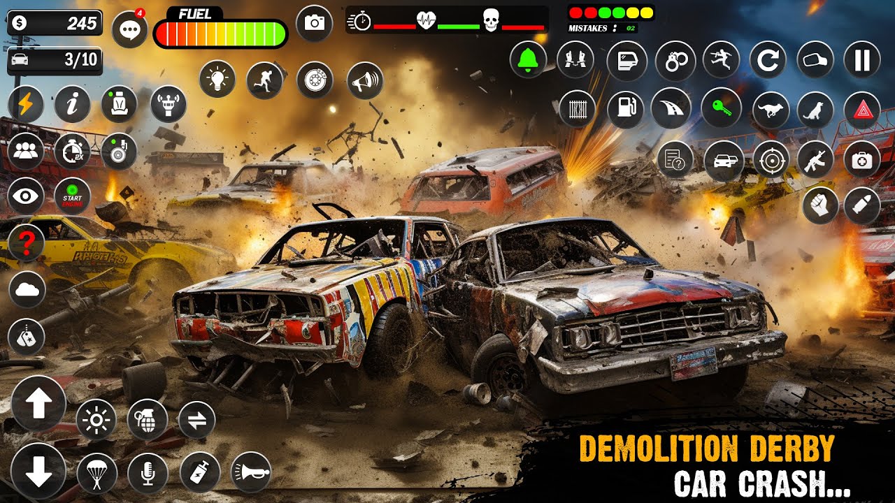 Demolition Derby Games 2 | UK Banger Racing | Monster Truck | Bus | Utay County Fair | Rodeo Grounds