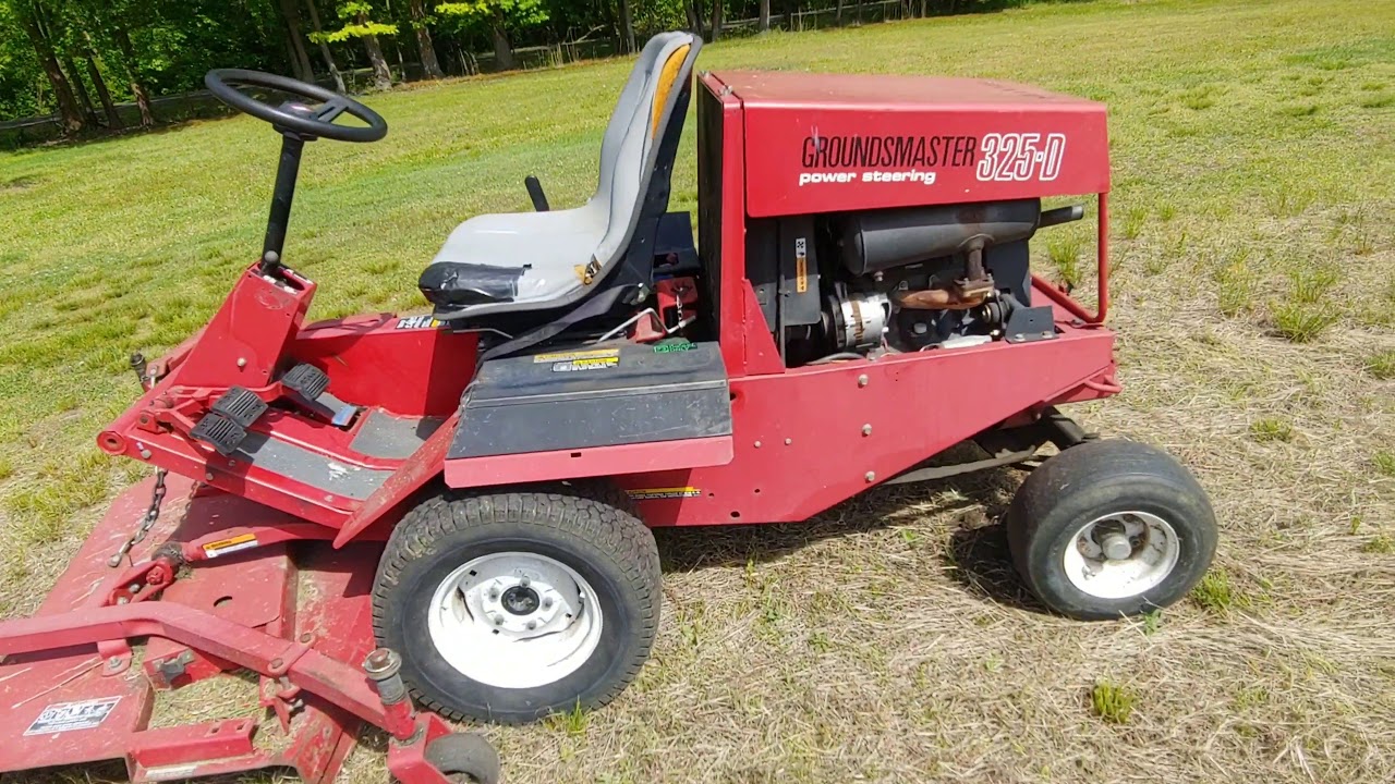 Toro Groundsmaster 325d. Новая газонокосилка.