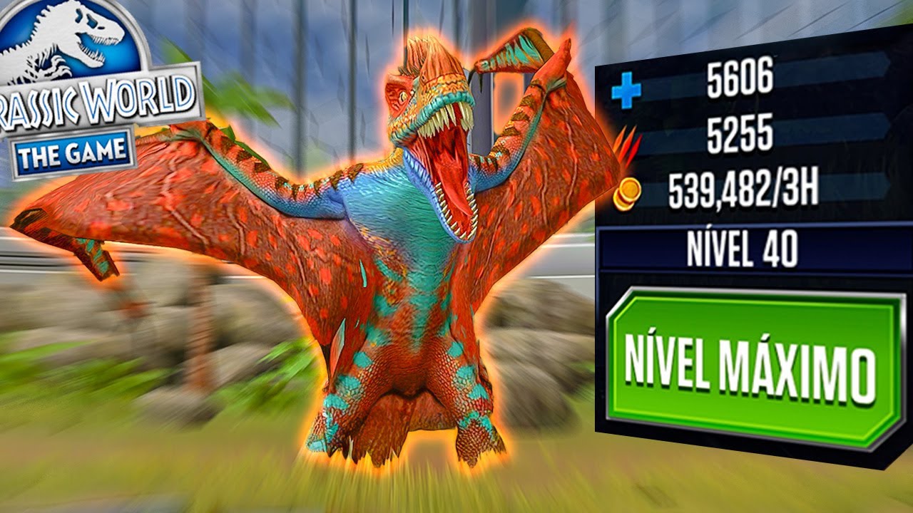 JURASSIC WORLD - O MELHOR VOADOR! METRIAFODONTE LEVEL MÁX!