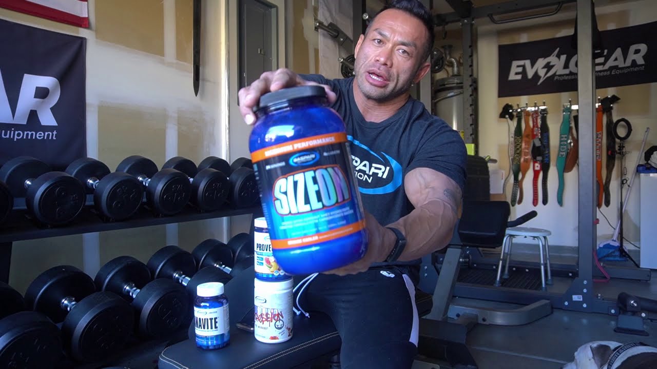 【ビッグ・ヒデ解説】トレーニング中のドリンク イントラワークアウト【SIZEON（サイズオン） マキシマムパフォーマンス】Gaspari Nutrition