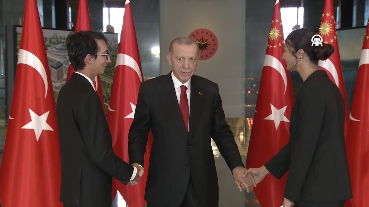 President Erdogan attends the reception for Republic Day greetings - The 100th year of the Republic