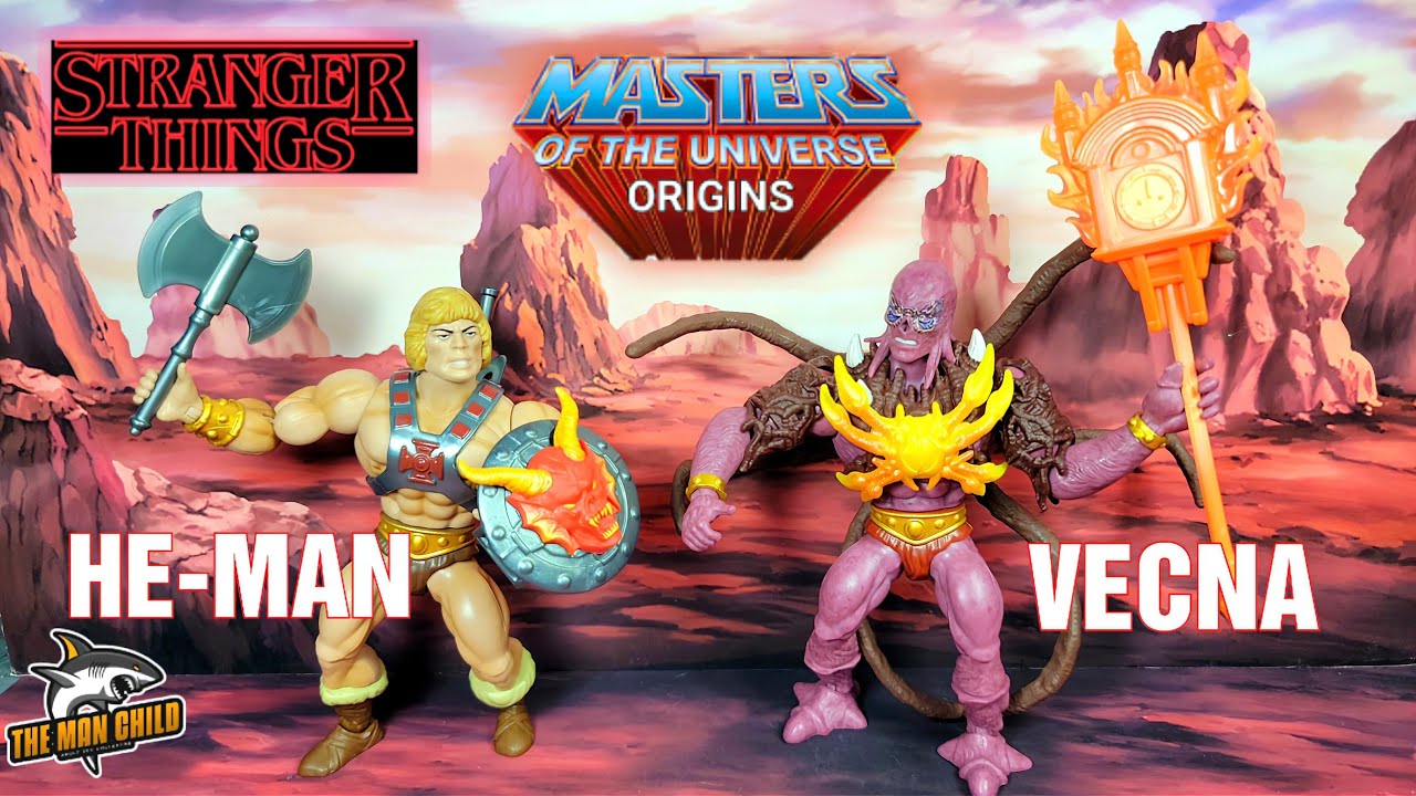 MOTU Origins X Stranger Things He-man and Vecna Figure Reviews!