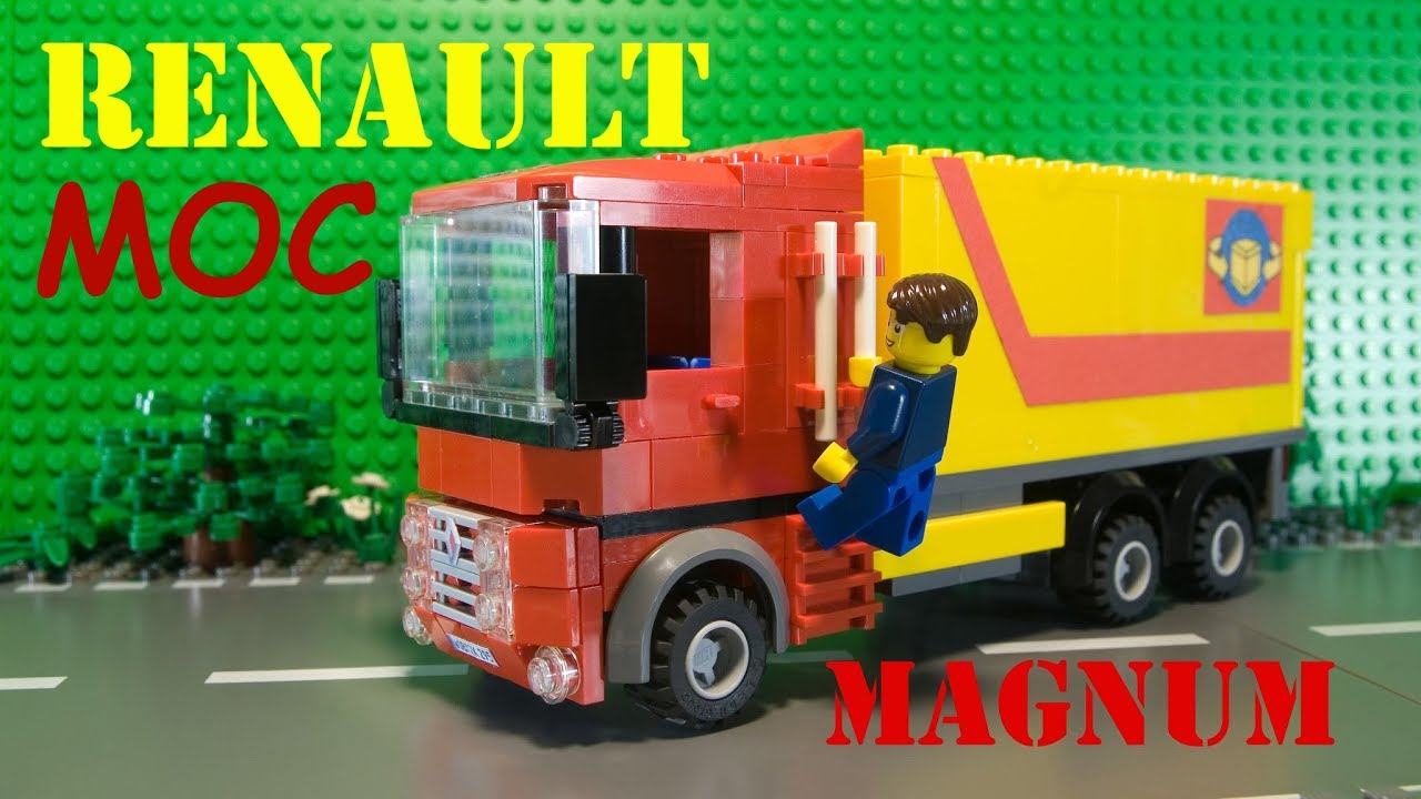 Lego truck Renault Magnum 440DXI MOC - Build - Tutorial - lego stop motion