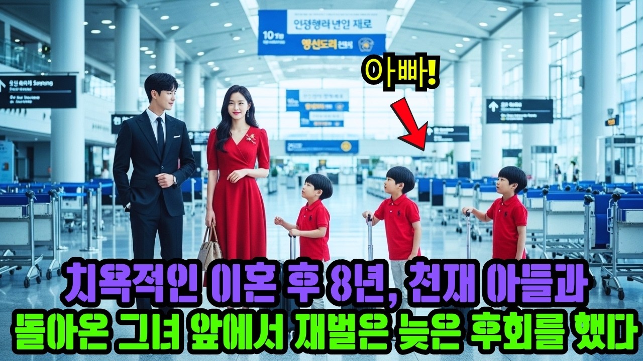 치욕적인 이혼 후 8년, 천재 아들과 돌아온 그녀 앞에서 재벌은 늦은 후회를 했다