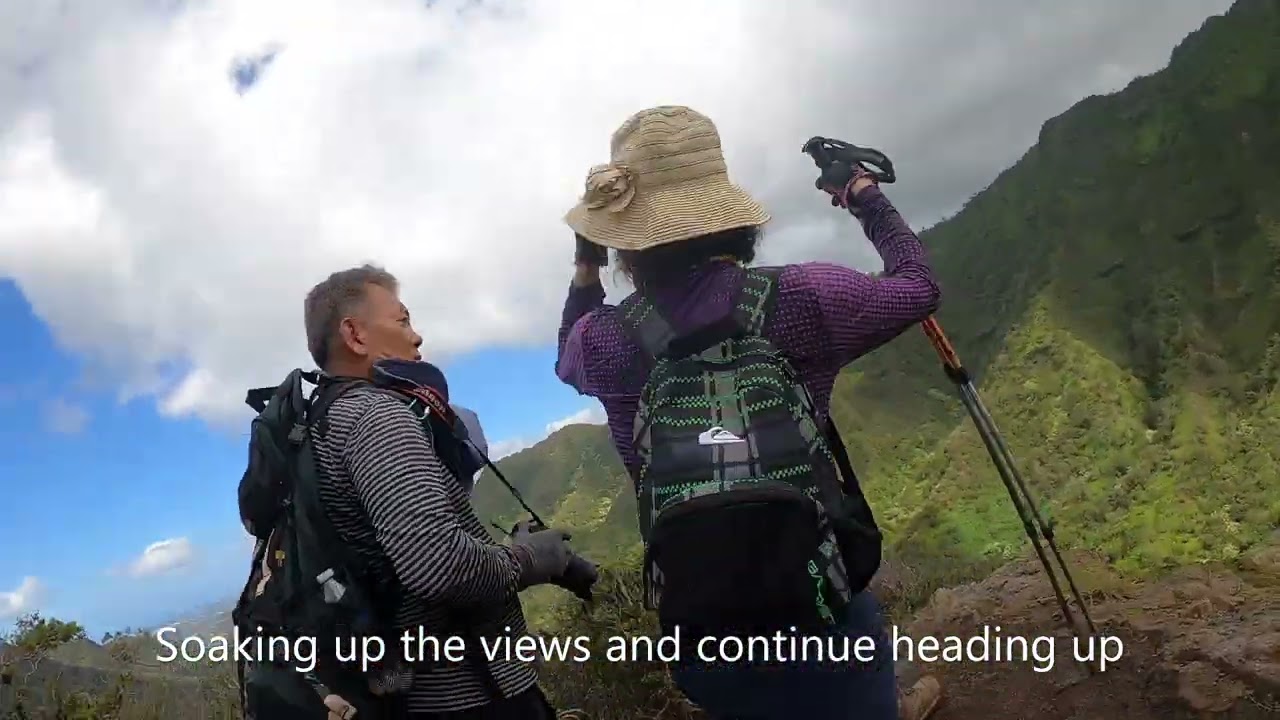 Hiking to Stairway to Heaven (Haiku Stairs) in a legal way,  5 30 2022 (Part 1 of 2)