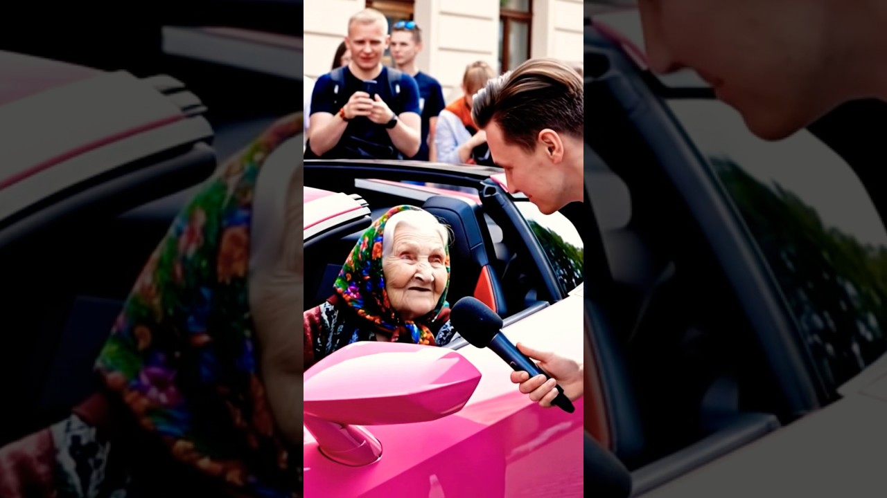 Babcia W lambo #śmieszne #memy #veo3 #wywiady #zabawa #filmikdopośmiania