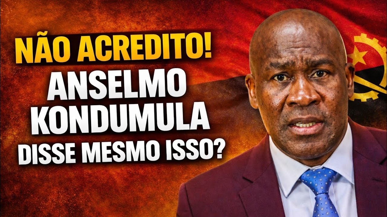Não acredito! Anselmo Kondumula disse mesmo isso?